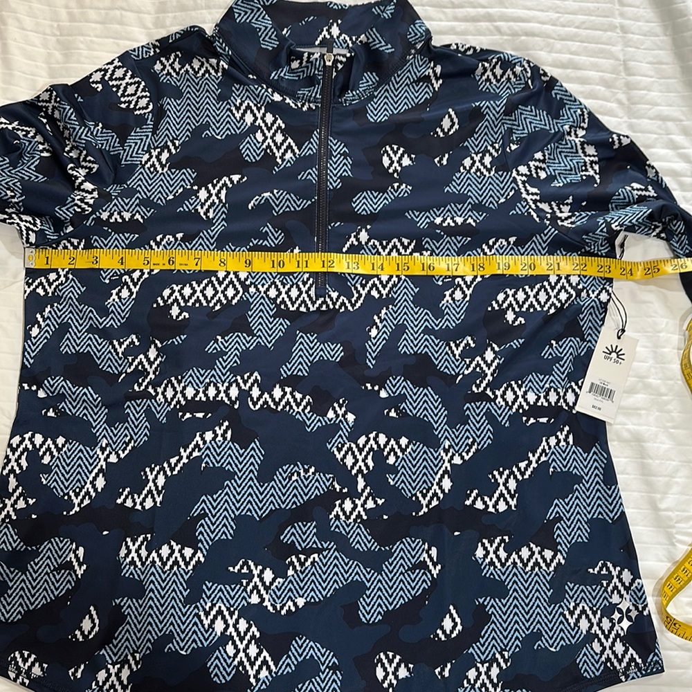 NWT Jofit zip up mock long sleeve pullover